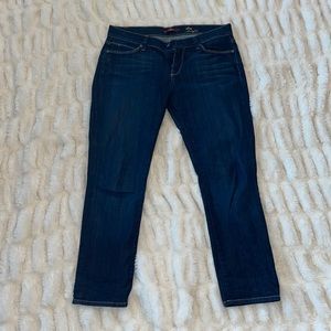7 For All Mankind High-Rise Dark Blue Jeans